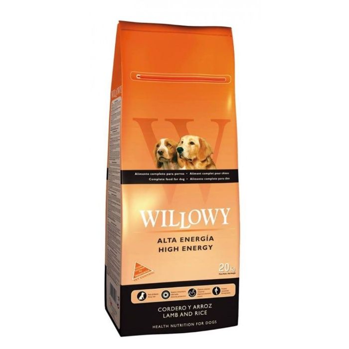 Hrana caini WILLOWY High Energy Miel si Orez 20 Kg ( 30% proteina )