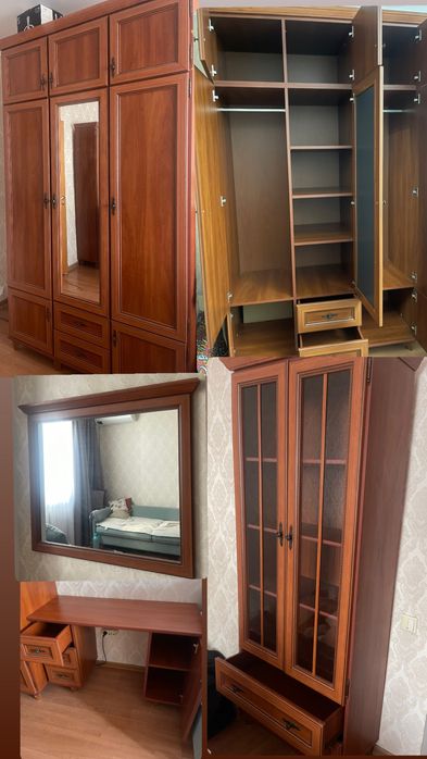 Шкаф для белья книжный шкаф комод с зеркалом