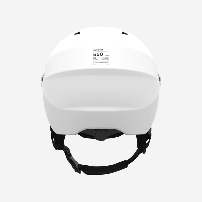 Cască Schi cu vizieră Pst 550 Alb Adulți - produs resigilat Decathlon