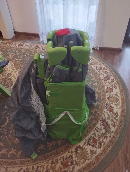 Patut copil pliabil cu saltea