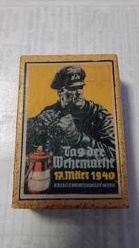 Cutie chibrituri vintage Germania nazista "Tag der Wehrmacht" 1940.