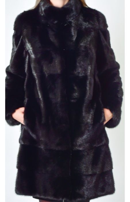 Шуба норковая трансформер 44размер