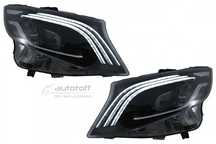 Faruri Full LED compatibil cu Mercedes Vito / V-Class W447 (2016-2020) Negru