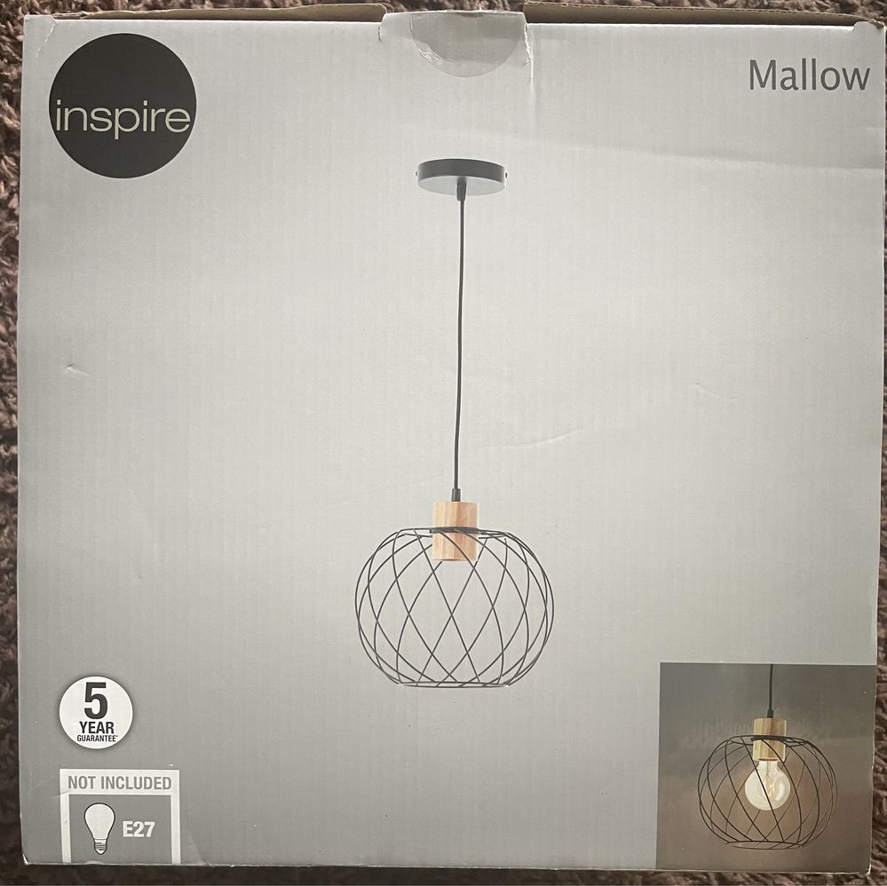 Pendul Inspire Mallow, 1 x E27, 40W, nou