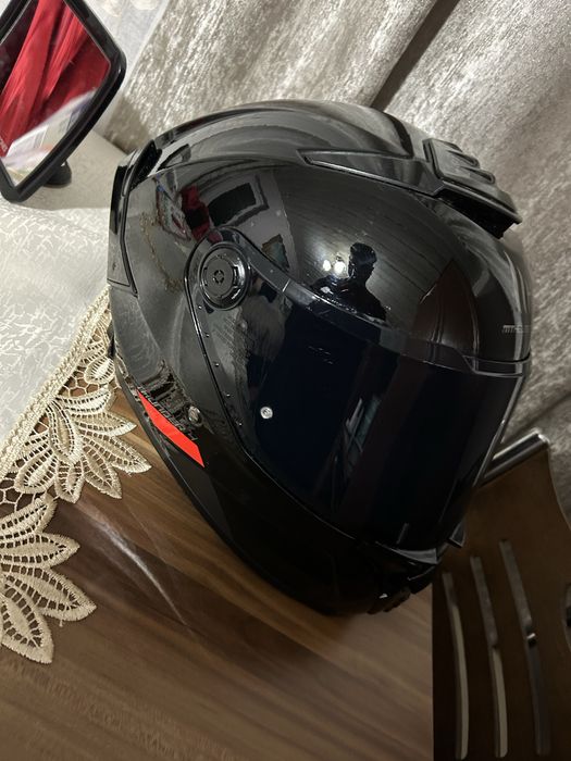 Casca Mt Thunder 4 SV A1 negru lucioc