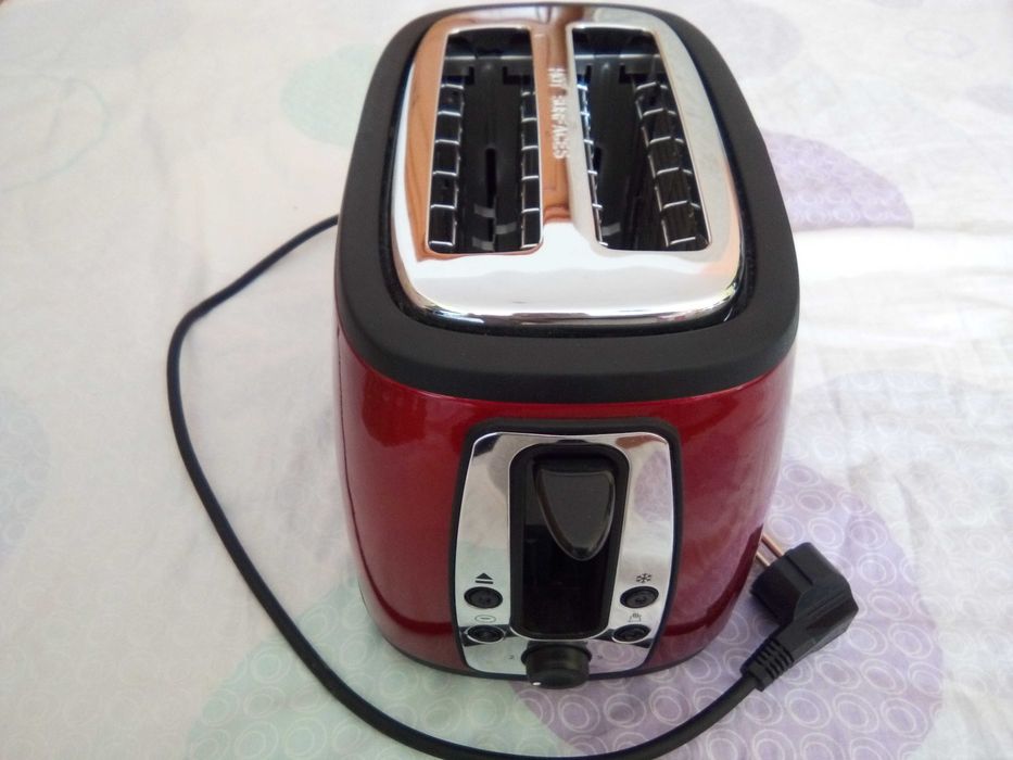 Prajitor de paine Russell Hobbs 18260-57, 2 felii, rosu