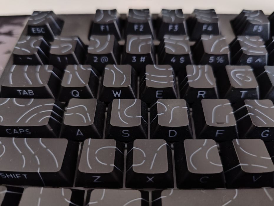 Set keycaps shinethrough tastatură mecanică