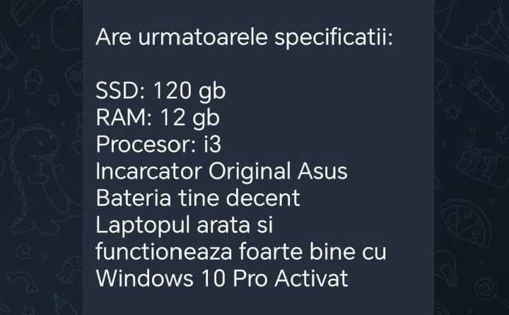 Laptop Asus perfect funcțional