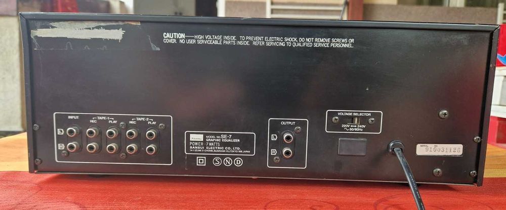 Sansui SE-7 egalizator