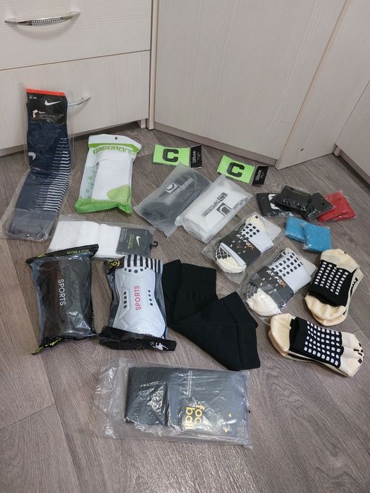 Гетры, носки, щитки, напульсники итд