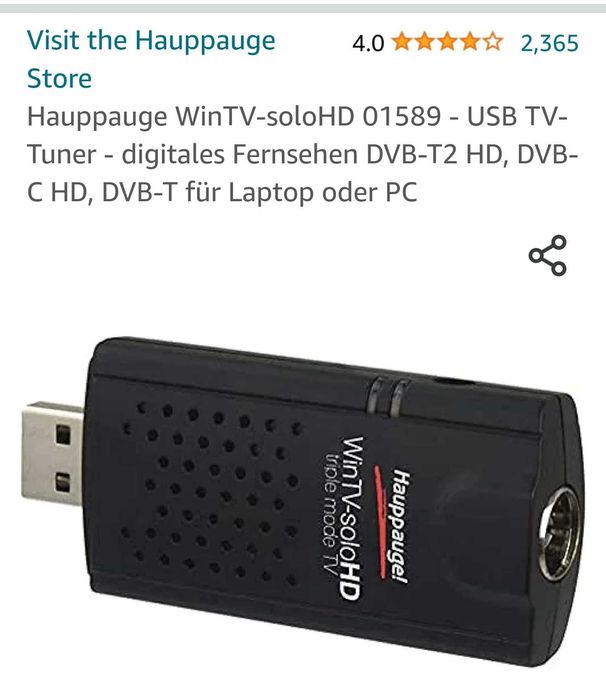 Hauppauge WinTV - цифров тунер за кабелна и ефирна телевизия