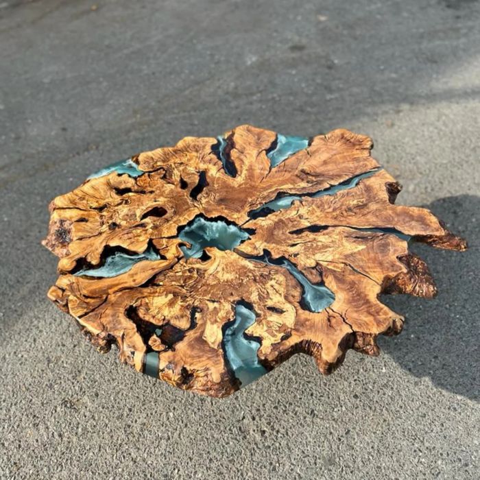 Маса от орех с епоксидна смола / луксозни маси по поръчка