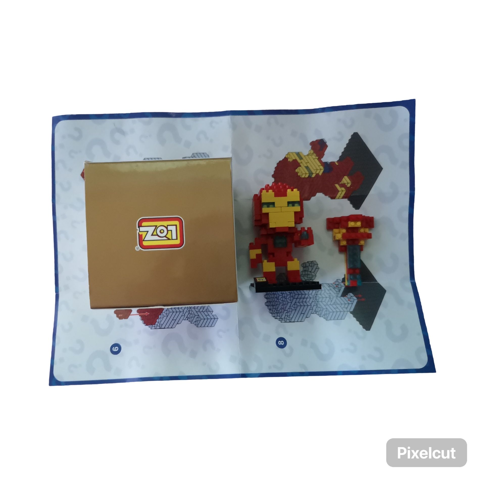 Clasic Iron Man Loz 9158 tip lego