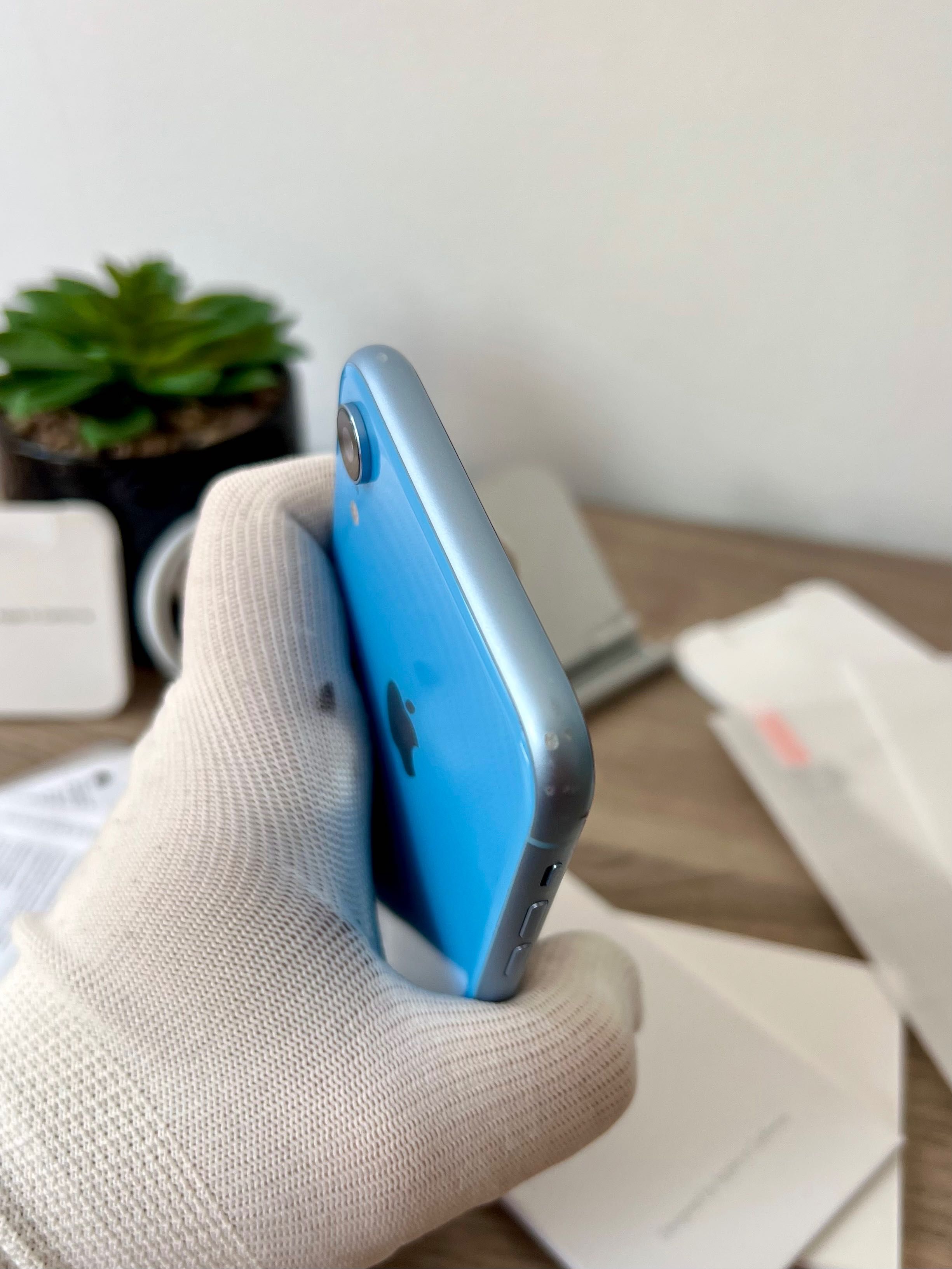 iPhone Xr, 128GB, Blue, 100% батерия, ОТЛИЧЕН, ГАРАНЦИЯ!