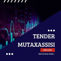 Zamonaviy tender mutaxassisi kasbi bo‘yicha treninglar!