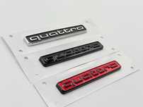 Emblema Compatibila Audi Quattro spate