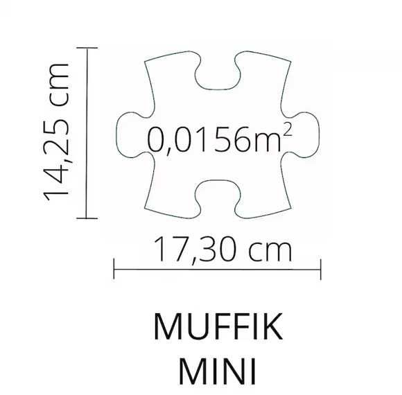 Set covorase ortopedice senzoriale puzzle - Mini Puzzle Muffik