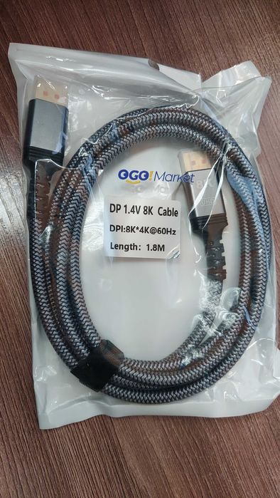 продам DisplayPort кабель ver 1.4 - 1,8 метра новый в упаковке!