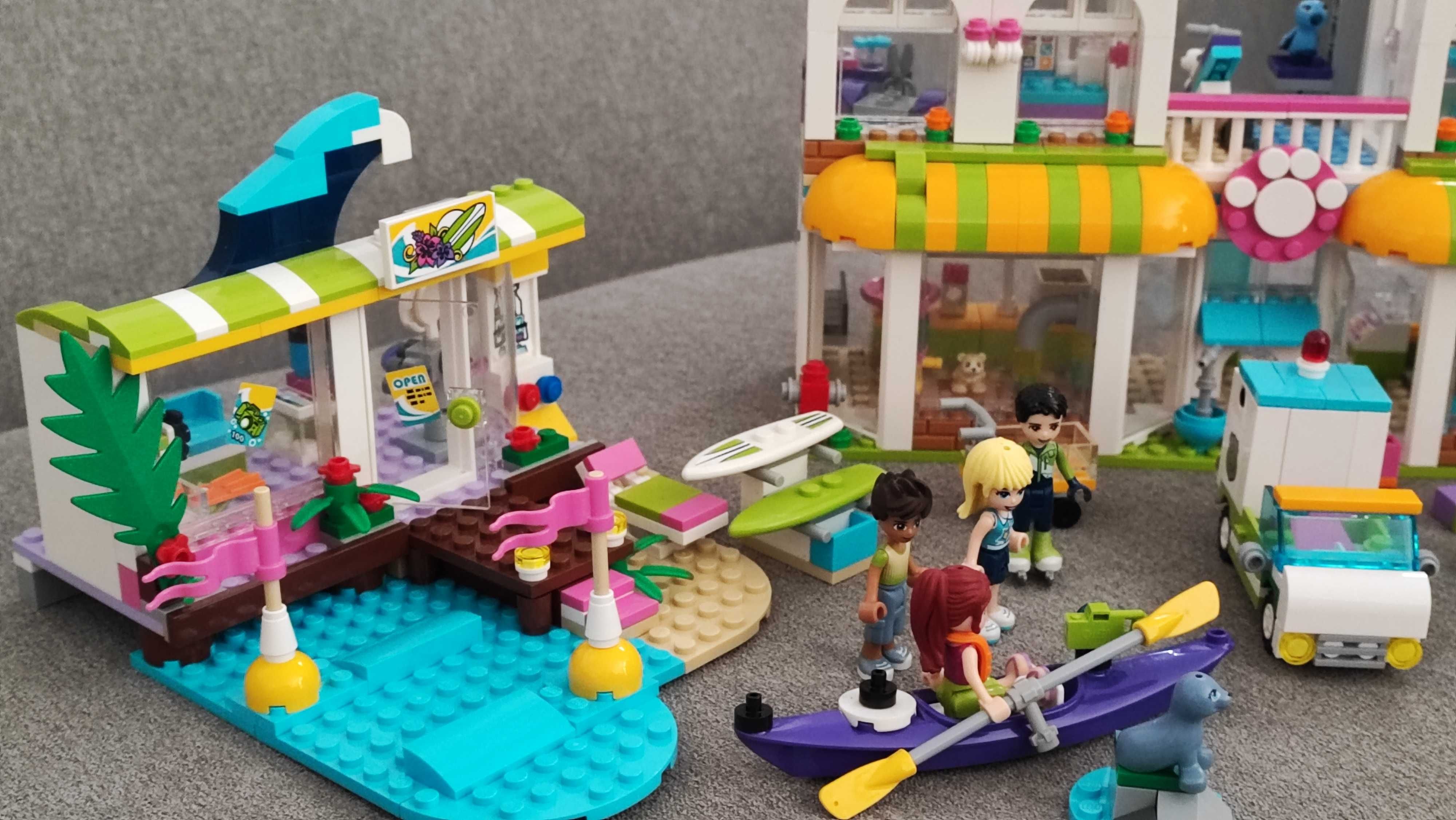 Seturi LEGO Friends 41345 si 41315 - Surf si Heartlake City Pet Centre