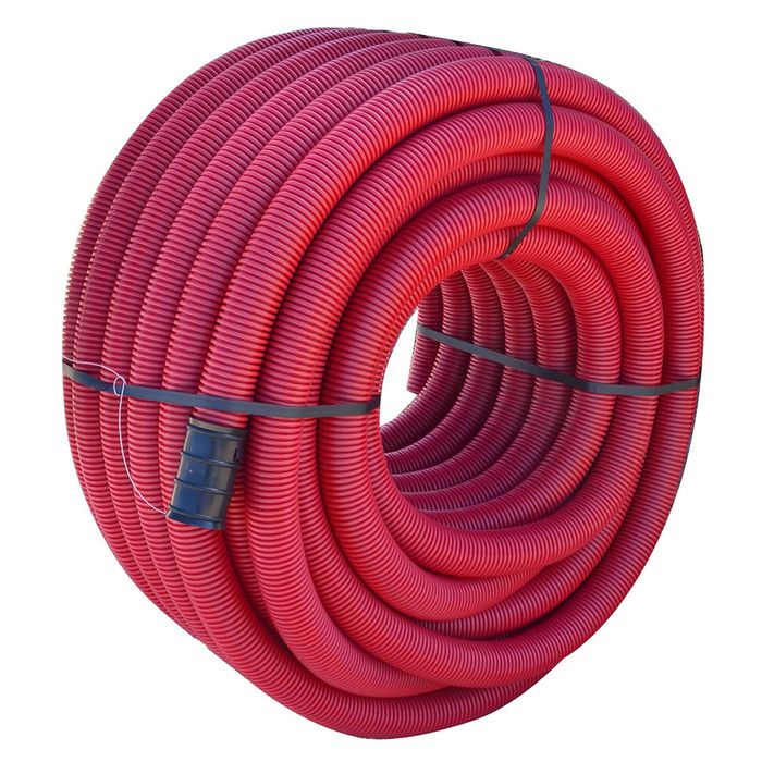 Гофрирана тръба предназначена за подземно полагане с вътрешен диаметър