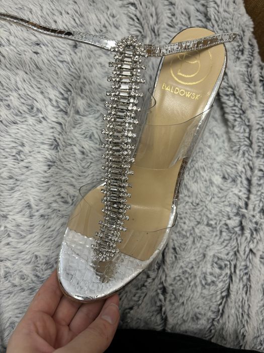 Sandale de ocazie argintii BALDOWSKI 37