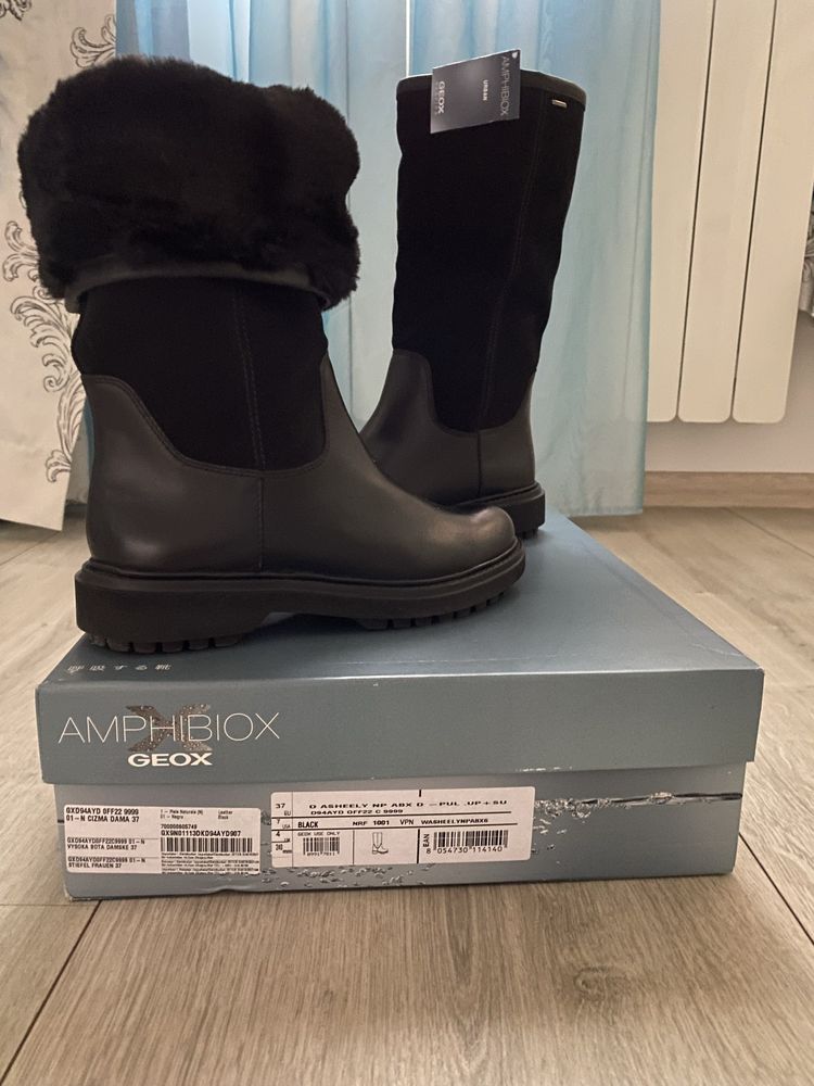 Cisme piele Geox ,Amphibiox-gore tex,37