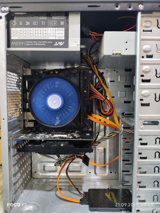 Шустрый компьютер DDR4 (кейс) 8 ОЗУ, SSD, видеокарта 2gb