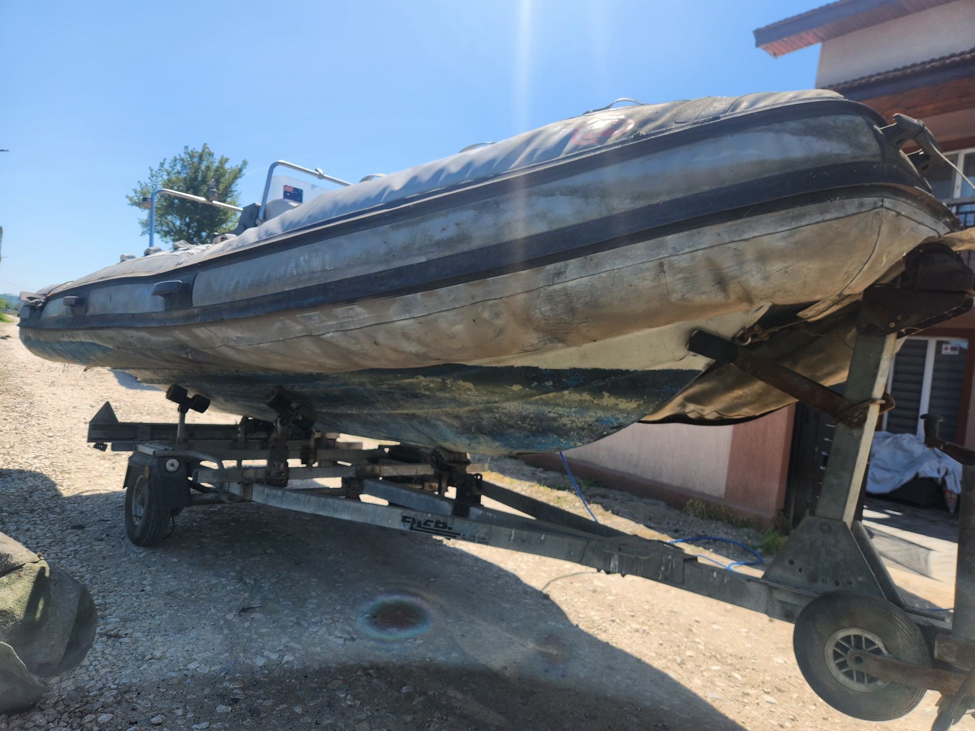 Barcă gonflabilă de pescuit cu capacitate RIB480 8 de mare viteză pent
