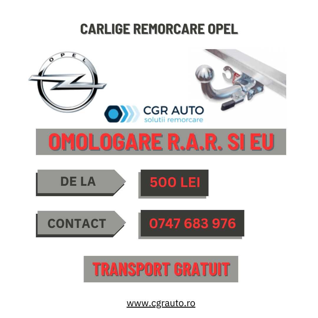 Carlige remorcare Opel omologate si durabile