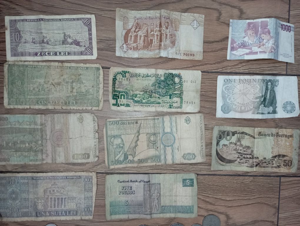 Lot Bancnote si Monede