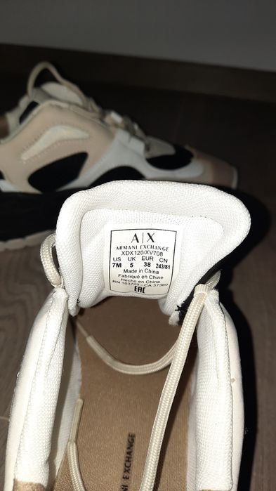 Adidasi femei Armani Exchange, marimea 38, 24.5 cm interior