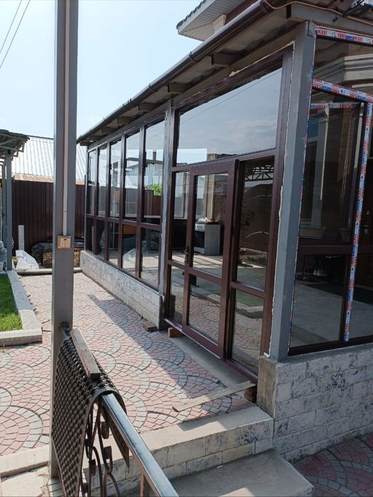 Пластиковые окна, балкон с утеплением в Алматы и область