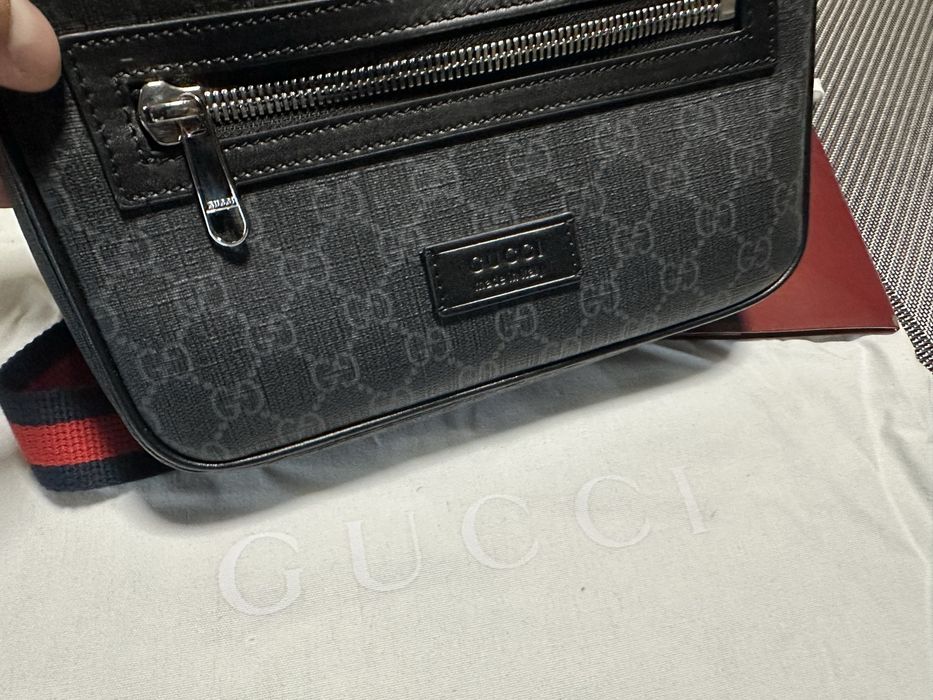 Мъжка чанта GG belt bag Gucci black