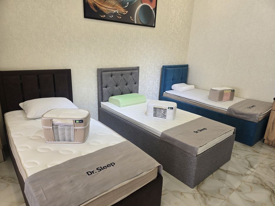 Ортопедик ва анатомик матраслар, топперлар ва ёстиклар.,