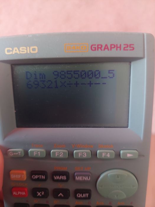 Calculator cu grafica Casio graph 25 ,functional