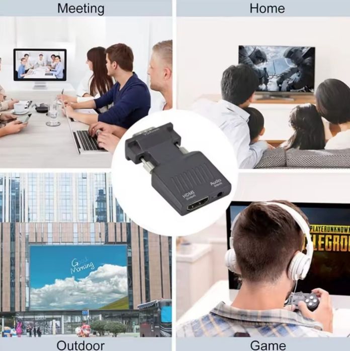 Преходник VGA към HDMI