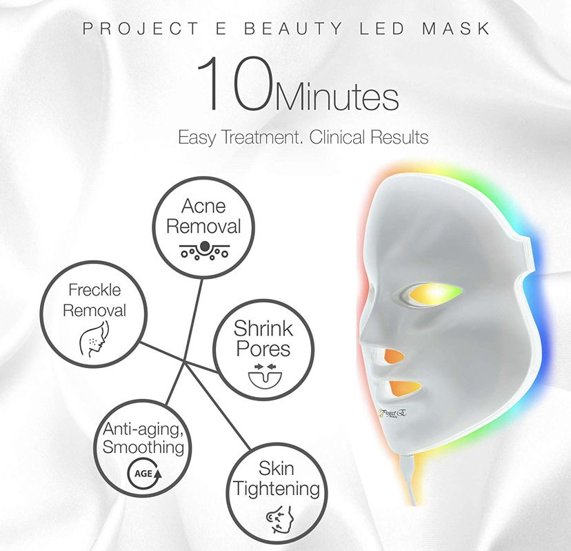 Козметична LED маска за лице – Маска за фотодинамична терапия
