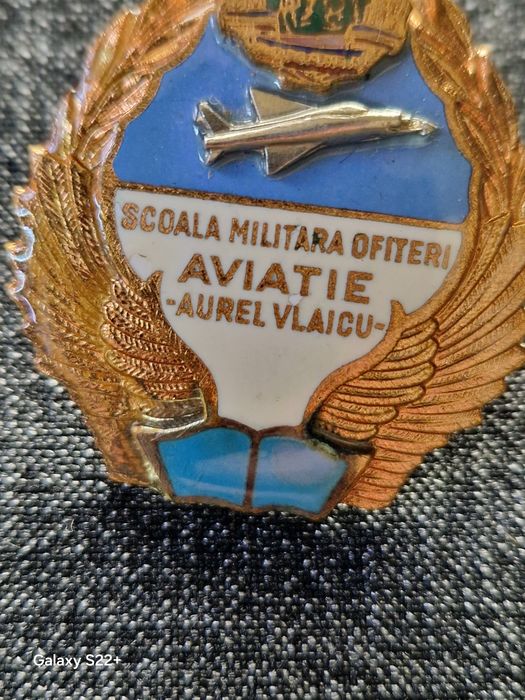 Военен Нагръден Знак Кадет ВВС Румъния Комунист