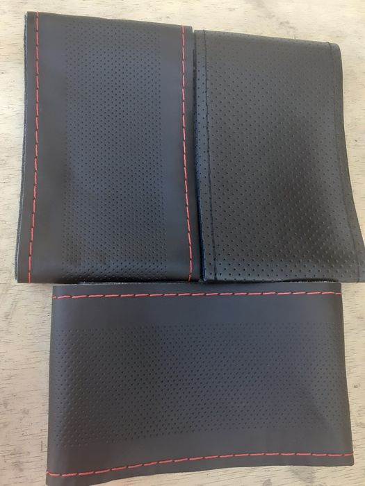 Huse pentru  volan din piele cu ac si ata