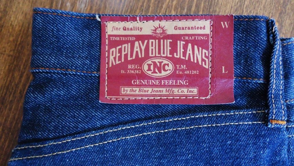 Replay Blue Jeans size W28 L32 Regular Women's Jeans Made in Italy