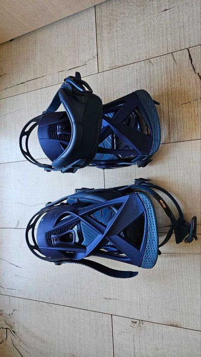 Legaturi snowboard Nitro Phantom ocean stone marime M aproape noi