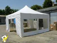 Алуминиеви шатри хармоника 4х4, 4х6 - огнеустойчив PVC 620гр/м