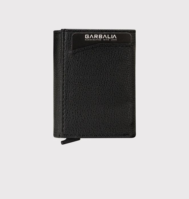 Черен портфейл с малтийски механизъм