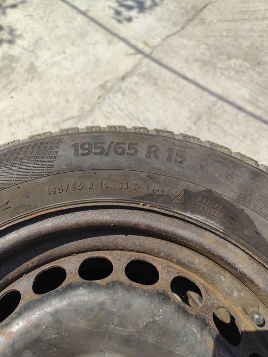 Roti vw golf,passat,jetta 195/65/r15 M+S