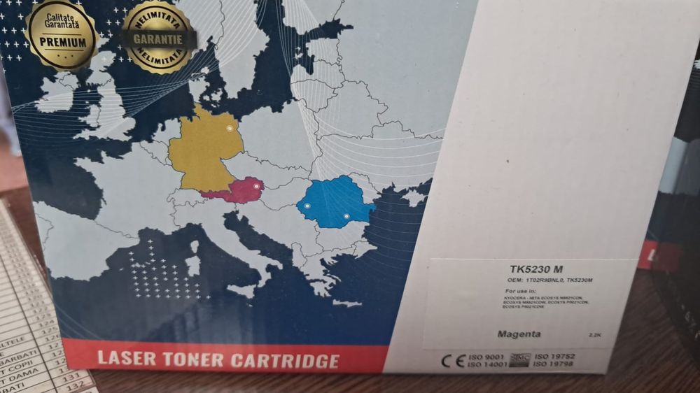 Vând cartușe imprimanta Kyocera