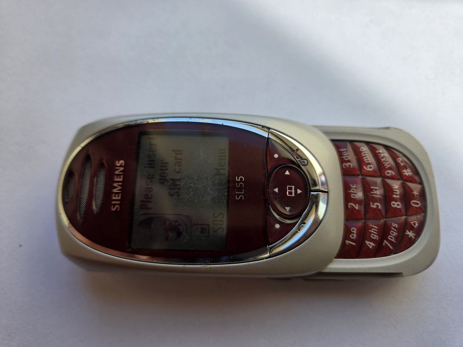 Raritate,clasic,vintage,de colectie. Siemens slide SL55 burgundy.