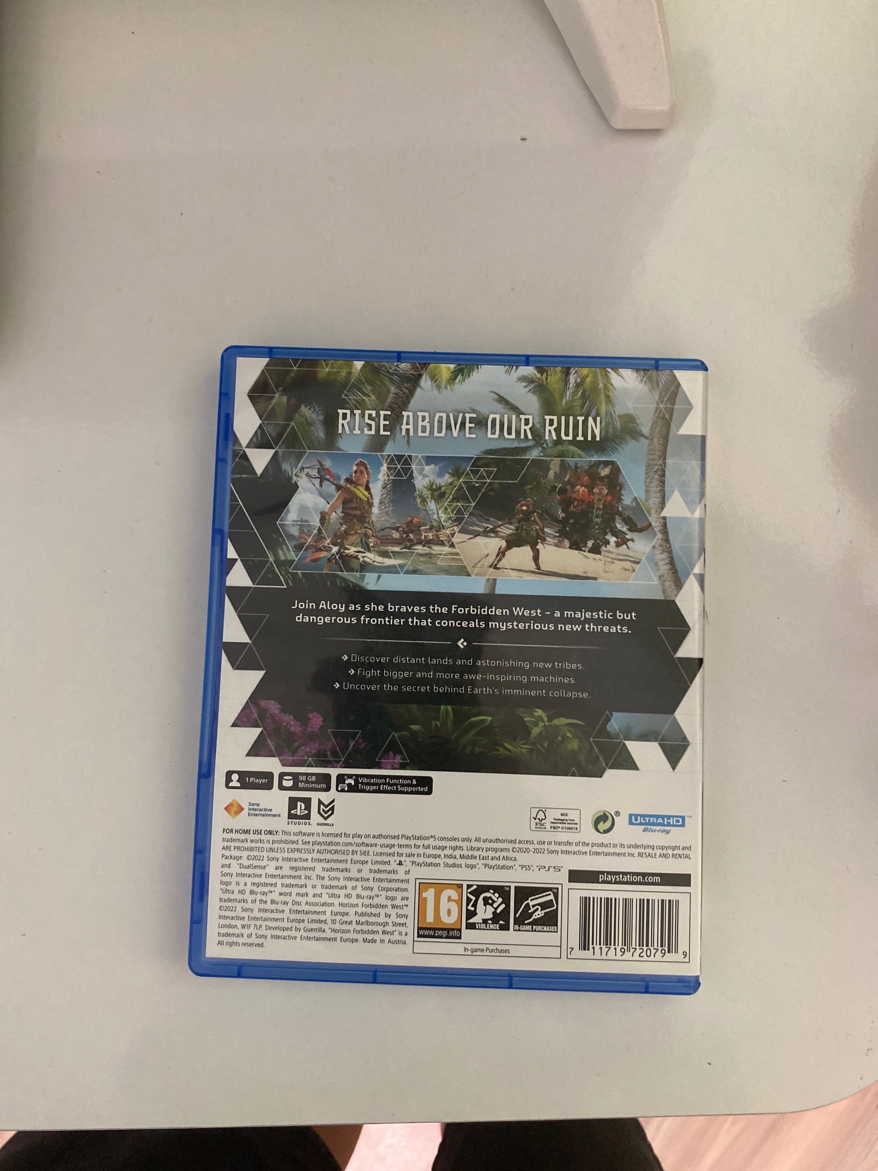 Конзолна игрa Horizon Forbidden west на 2 седмици