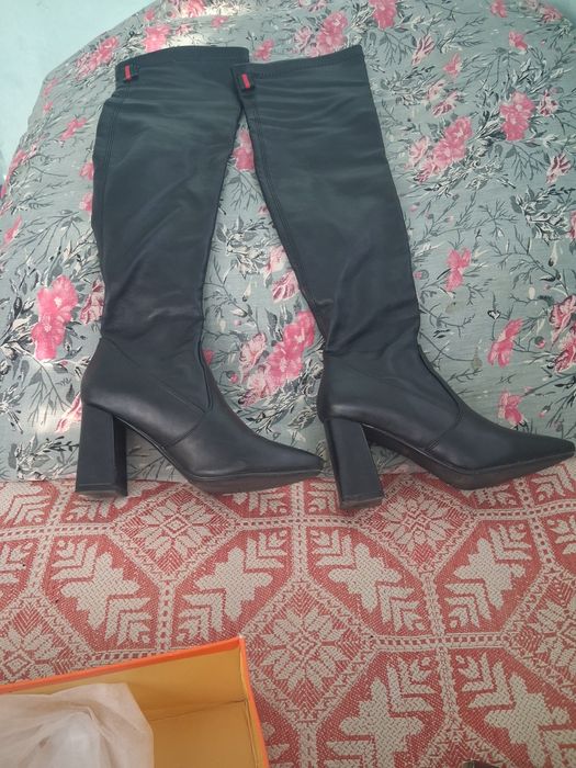 Ботфорты сапоги чёрного цвета