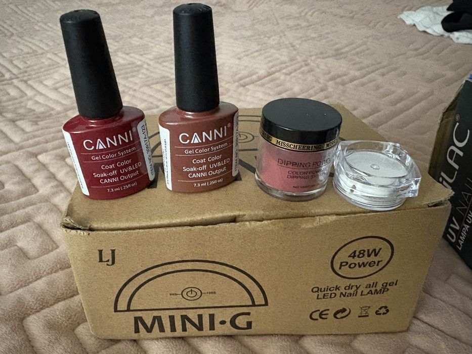 Set lampa manichiura Led si UV