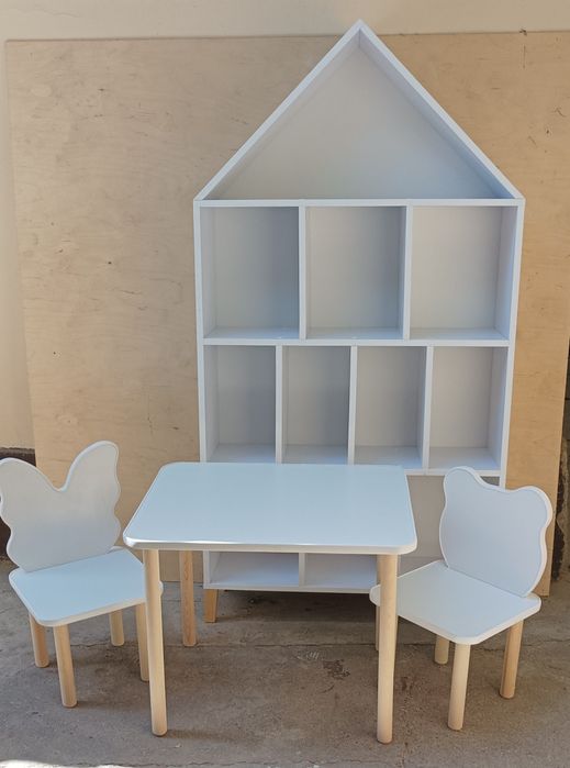 Детская мебель столы стулья стеллажи